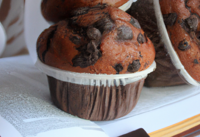 Muffins aux deux chocolats