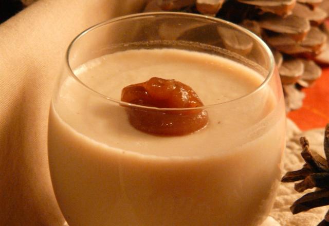 Panna Cotta à la crème de marron et au whisky