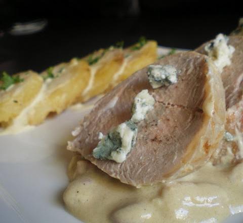 Filet mignon de porc au roquefort rapide