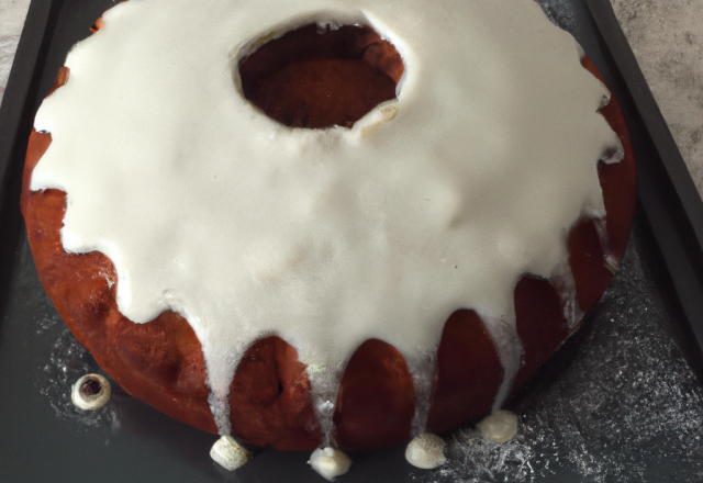 Gâteau fondant au vin blanc