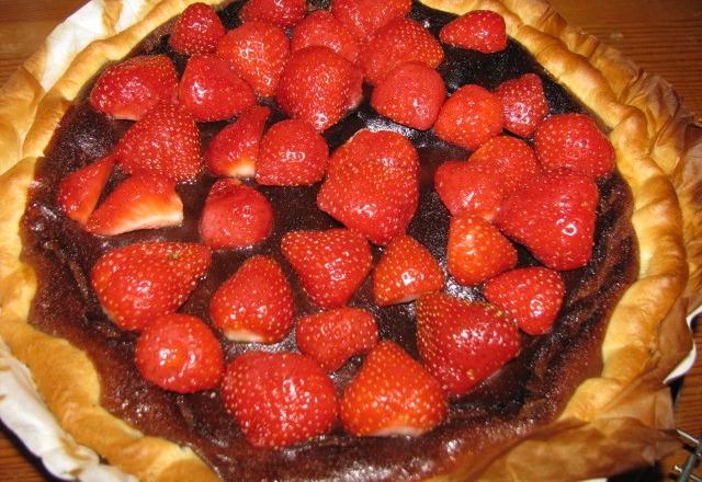 Tarte Choco-fraise