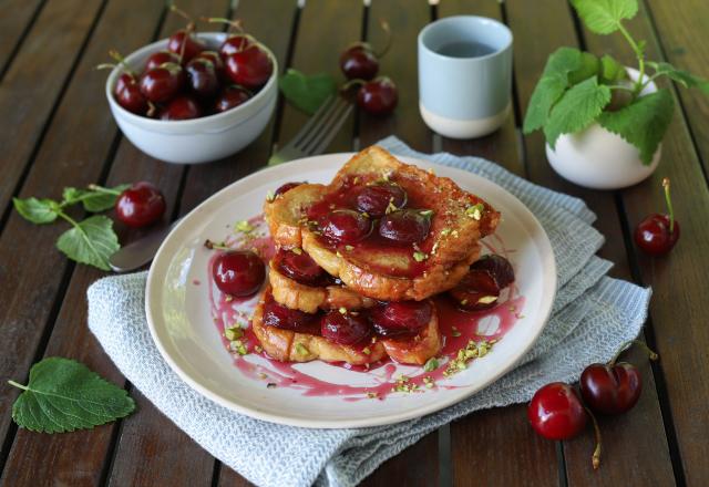 Brioche perdue aux cerises