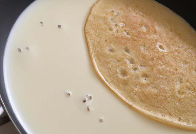 Pâte à crêpes à l'eau et lait