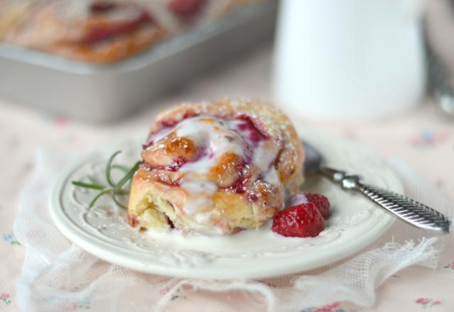 Brioches à la framboise