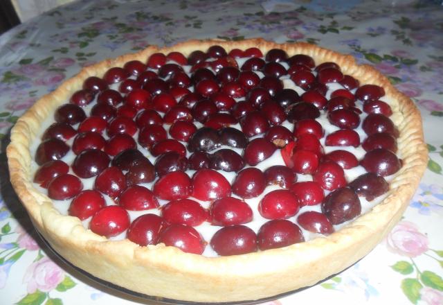 Tarte aux cerises legére