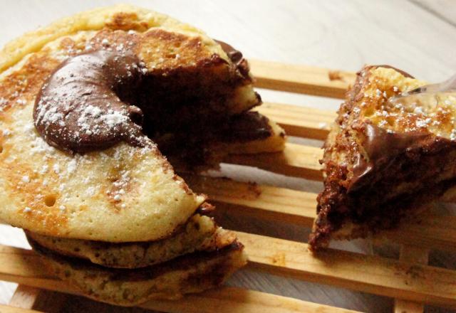 Pancake cake au nutella !