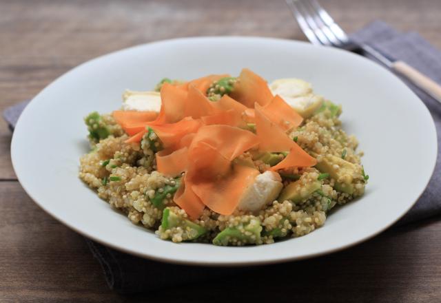 Salade de quinoa avocat & carottes