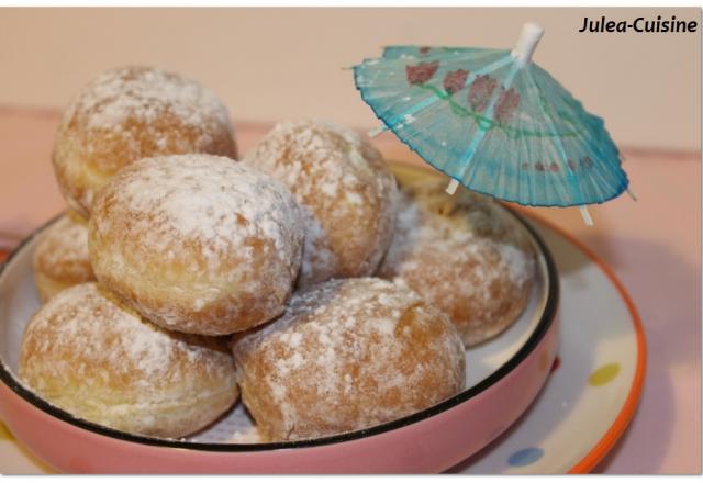 Beignets de Carnaval au sucre, cuisson au four