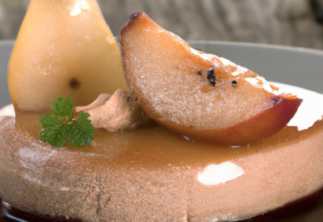 Foie gras à la poire