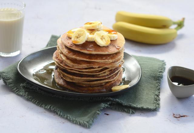 Pancakes healthy aux flocons d'avoine