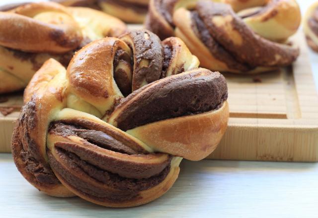 Mini-kringles au chocolat