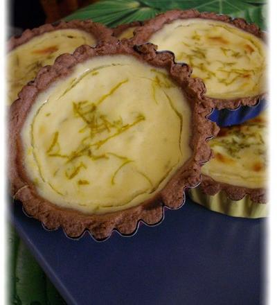 Tartelettes choco-lime