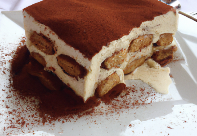 Tiramisu au café froid