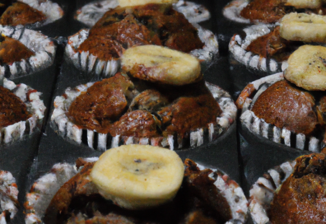 Muffins chocolat-banane rapides