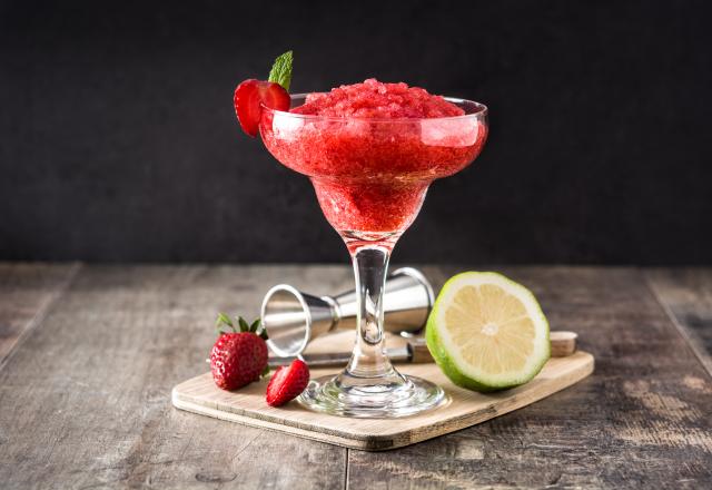 Cocktail Margarita fraise frozen