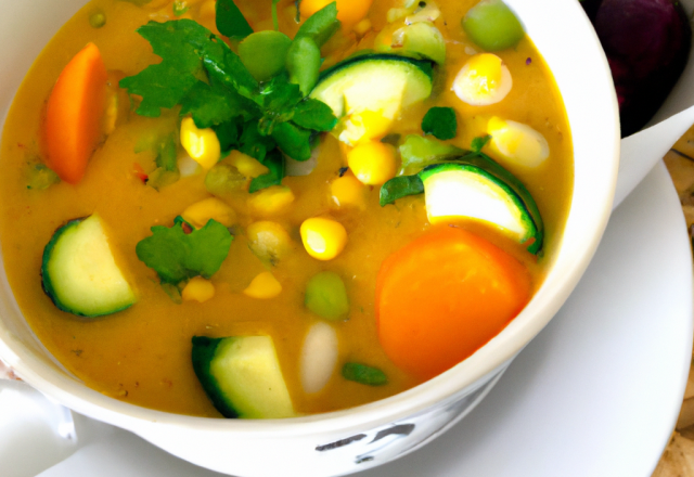 Soupe aux 4 légumes