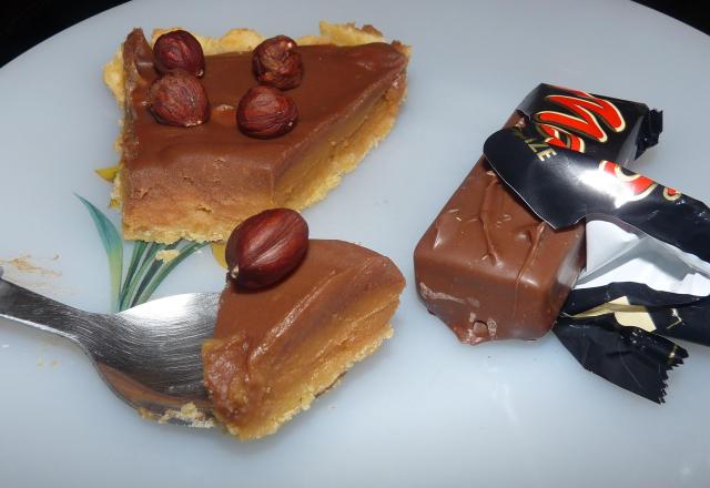 Tarte au caramel et mars