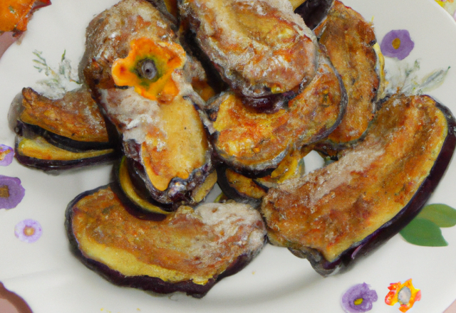 Beignets d'aubergines au thermomix