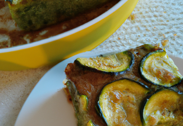 Gâteau à la courgette économique