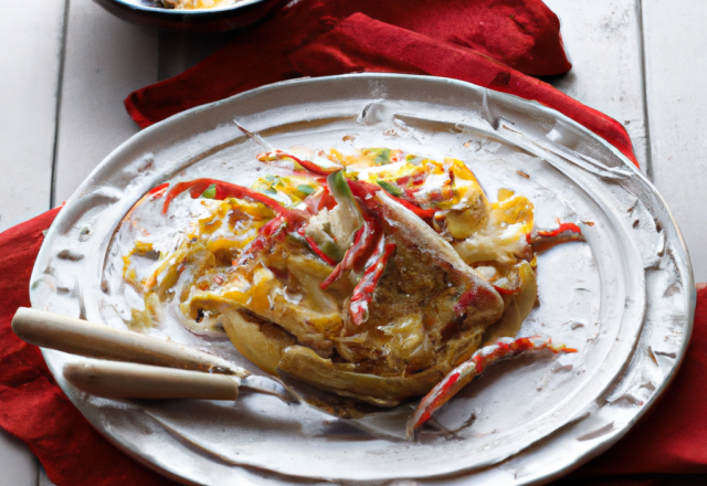 Tagliatelles au crabe