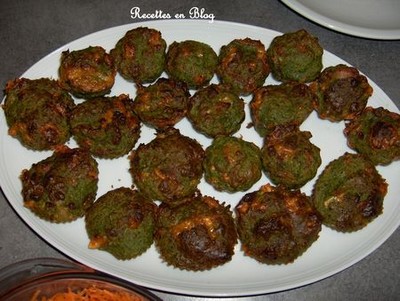 Muffins au parmesan et blettes