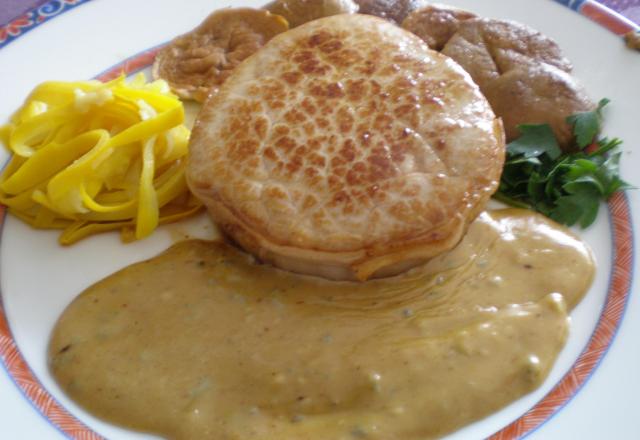 Grenadin de veau sauce moutarde