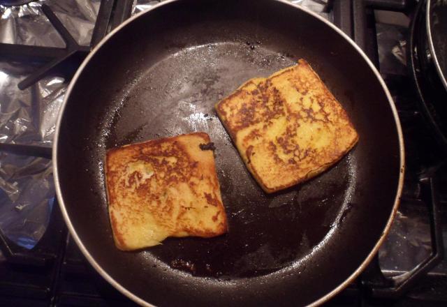 Pain perdu enrichi à la crème