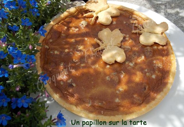 Un papillon sur la tarte