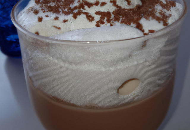 Espuma de chocolat blanc facile