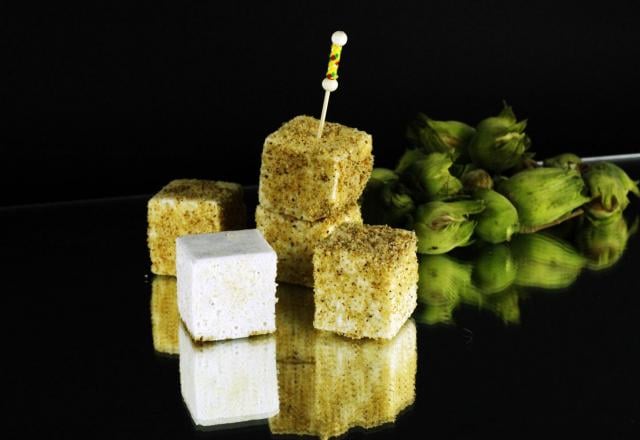 Marshmallows au Cantal et aux noisettes