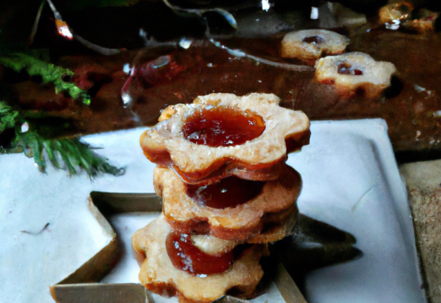 Sablé de Noël à la confiture