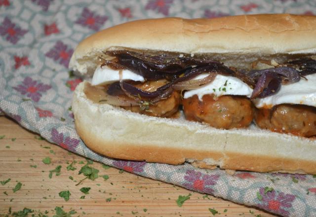 Le sandwich aux boulettes de viande de Joey