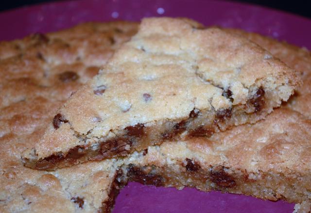 Cookies géant aux pépites de chocolat