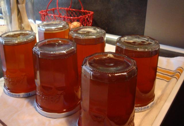 Véritable gelée de poires bio à l'ancienne