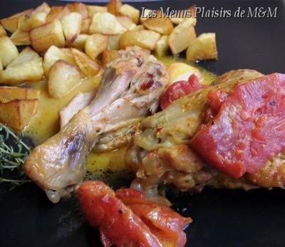 Poulet à la tomate et au Noilly Prat