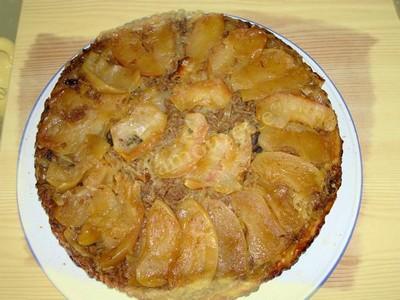 Tatin de pommes et chou blanc