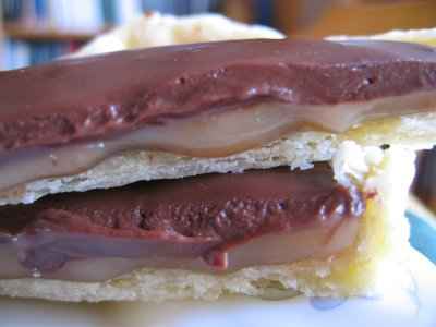 Tartelettes au chocolat et caramel salé