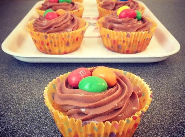 Cupcakes aux m&m's maison