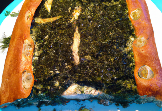 Tourte de sole aux épinards et fenouil