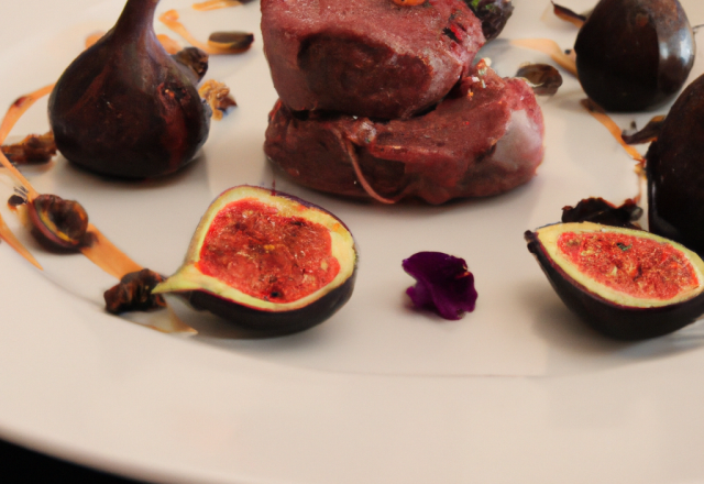 Filet mignon de biche aux figues