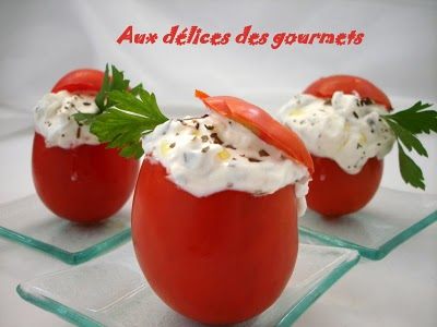 Tomates au tartare de sardine