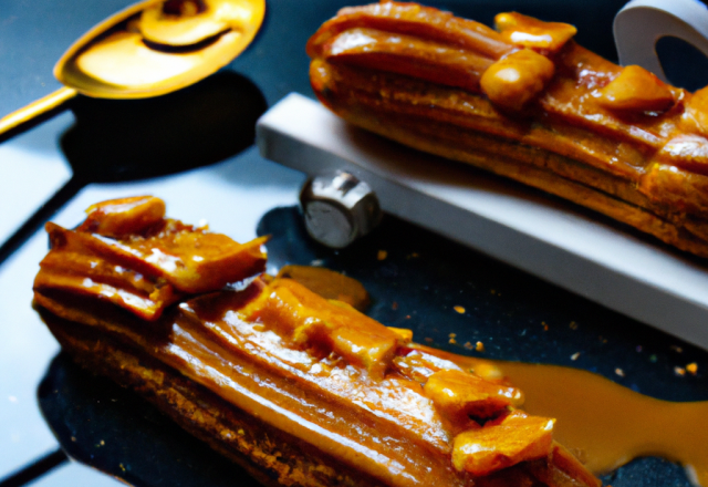 Eclair caramel au beurre salé