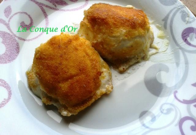 Chaud-froid de mozzarella frite