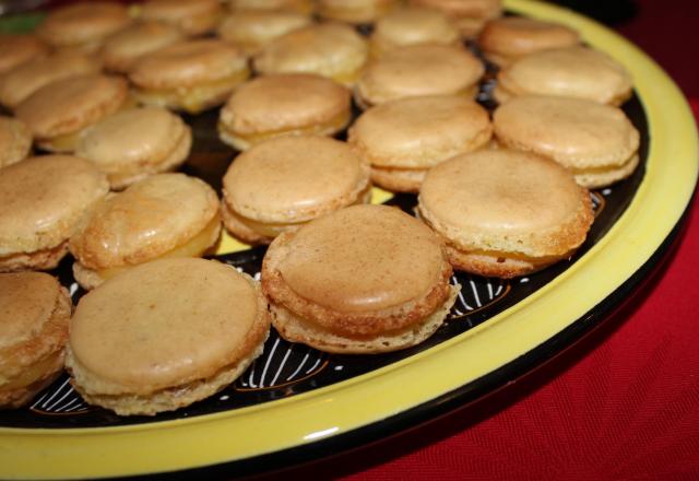 Macarons au sésame et au citron