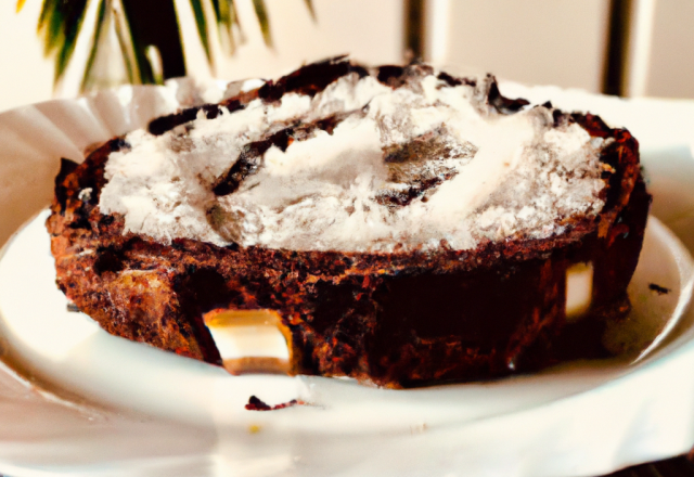 Gâteau au chocolat et à la coco