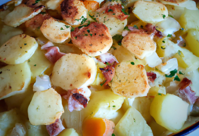 Tartiflette irlandaise traditionnelle