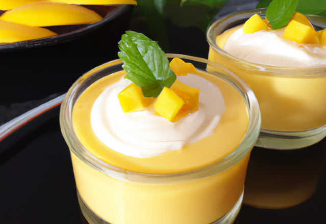 Crème de mangue vanillée