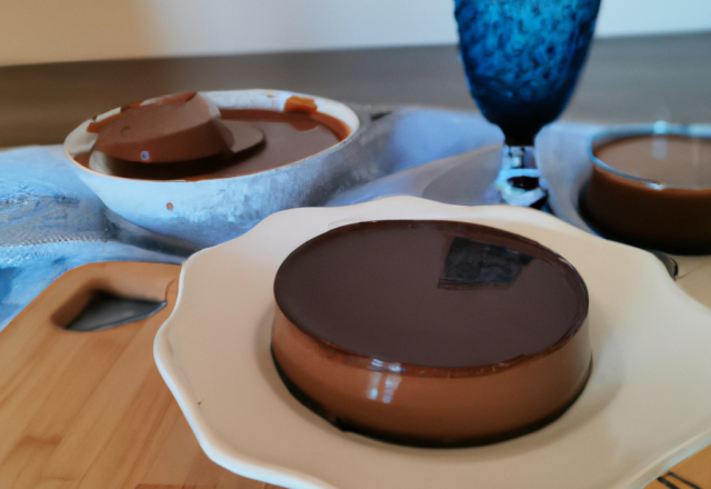 Flan au chocolat au thermomix