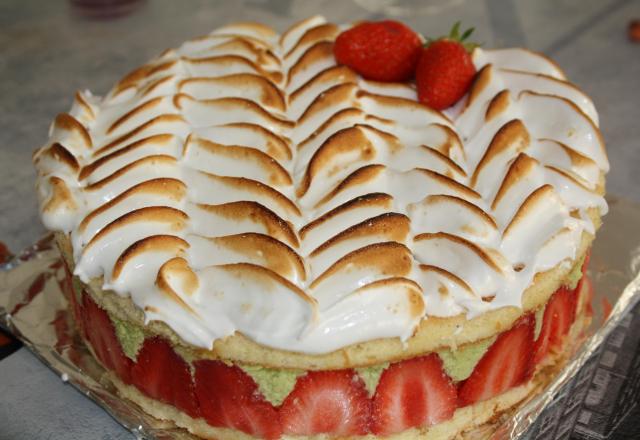 Fraisier pistache