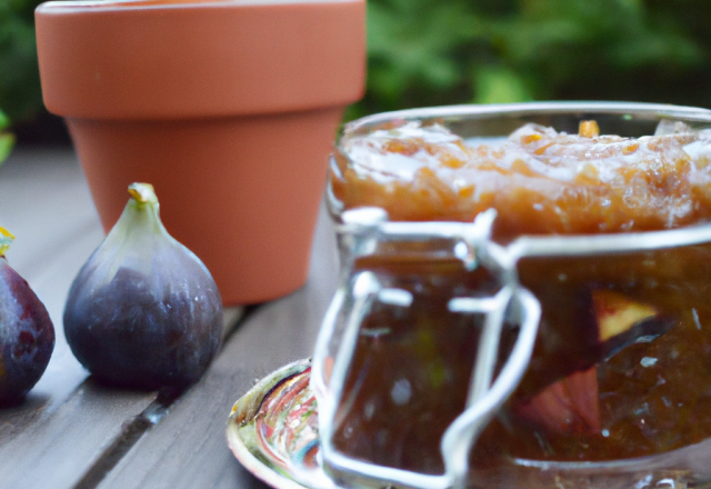 Confiture de prunes et de figues